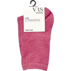 VRS WOMAN VRS Dame Glimmerstrømper Str. Onesize - Pink
