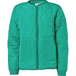 VRS Woman Basic VRS Dame Quilted Jakke Str. XL - Grøn