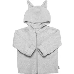 808 Baby Cardigan Str. 98 - Grå Melange