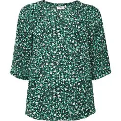 VRS Woman Basic VRS Dame Bluse Str. L - Printet