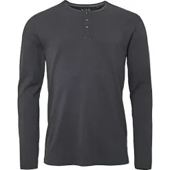 VRS Man Basic VRS Herre T-shirt Langærmet Str. 2XL - Sort