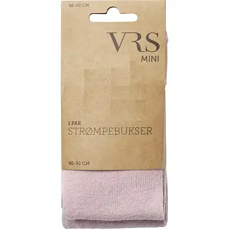 VRS Børne Strømpebukser Str. ½-1 år - Rosa