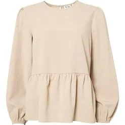 VRS Woman Fashion VRS Dame Bluse Str. L - Beige