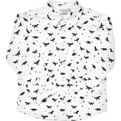 VRS Kids VRS Børne Skjorte Str. 128 - Printet