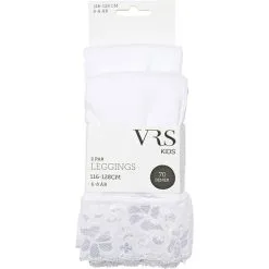 VRS Kids VRS Børne Leggings 2-pak Str. 12-14 år - Hvid
