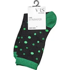 VRS WOMAN VRS Dame Glimmerstrømper Str. Onesize - Prikket