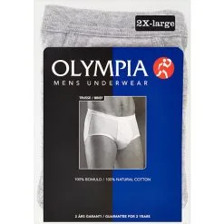 Olympia Herre Trusse Str. 2XL - Grå