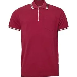 VRS Man Basic VRS Herre Polo Str. M - Rød