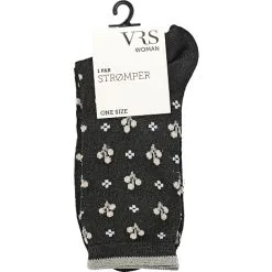 VRS WOMAN VRS Dame Glimmerstrømper Str. Onesize - Printet