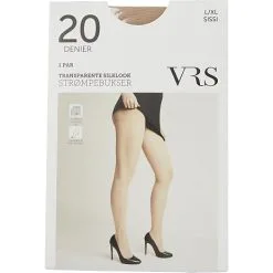 VRS WOMAN VRS Strømpebuks Silk Look Str. L/XL - Beige