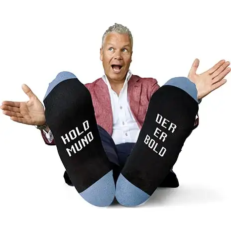 Mads Christensen Herre Strømper Str. 40/46 - Stribet - Billede 2