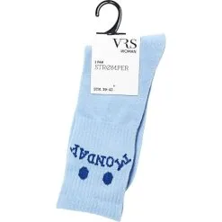 VRS WOMAN VRS Dame Tennisstrømper Str. 39/42 - Lyseblå