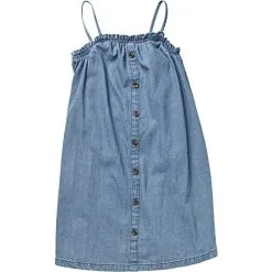VRS Kids VRS Børne Denim Kjole Str. 110/116 - Blå