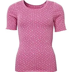 VRS Woman Basic VRS Dame Rib T-shirt Str. XL - Printet