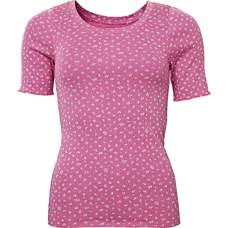 VRS Woman Basic VRS Dame Rib T-shirt Str. XL - Printet
