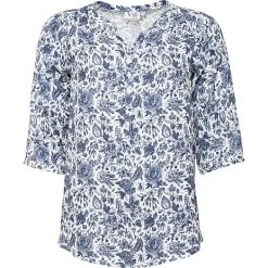 VRS Woman Basic VRS Dame Bluse Str. S - Printet