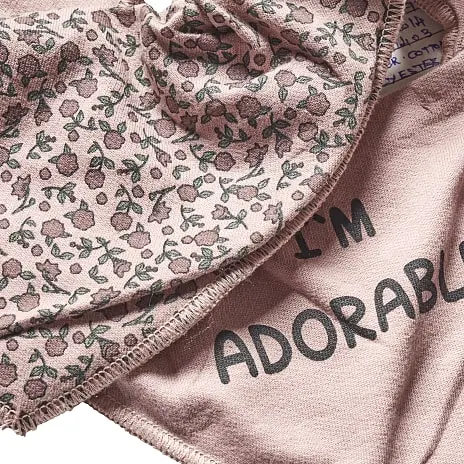 VRS Mini Basic VRS Baby 2-pak Hagesmække - Rosa/printet - Billede 3