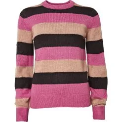 VRS Woman Fashion VRS Dame Striktrøje Str. M - Stribet