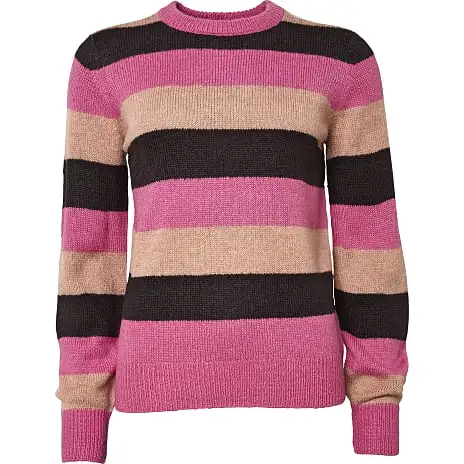 VRS Woman Fashion VRS Dame Striktrøje Str. M - Stribet