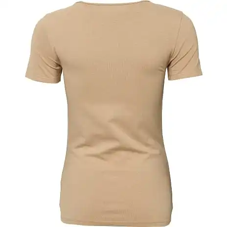 VRS Woman Basic VRS Dame T-shirt Str. 2XL - Beige - Billede 2