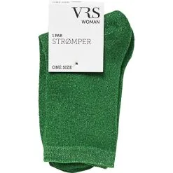 VRS WOMAN VRS Dame Glimmerstrømper Str. Onesize - Grøn