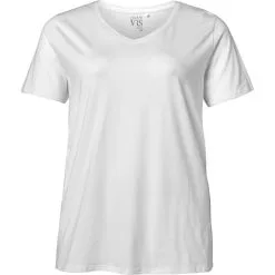 VRS Woman Jackie VRS Dame T-shirt Med V-hals Str. 46 - Hvid