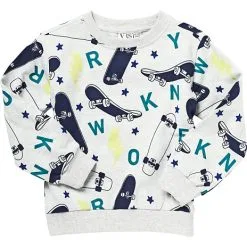 VRS Kids VRS Børne Sweattrøje Str. 134/140 - Printet