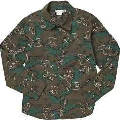 VRS Kids VRS Børne Skjorte Str. 140 - Mørkegrøn