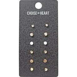 Choise By Heart Ørestikker 12 Stk. - Guld