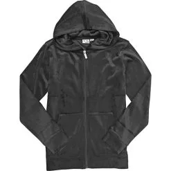 VRS Junior VRS Teen Velour Cardigan Str. 170 - Sort