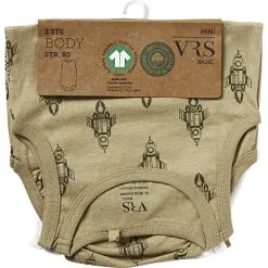 VRS Mini Basic VRS Baby 3-pak Body Str. 98 - Multifarvet