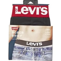 Levi's Herre 2-pak Tights Str. L - Sort