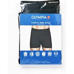 Olympia Herre Tights Str. 2XL - Sort
