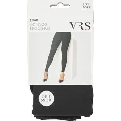 VRS WOMAN VRS Seamless Leggings Str. S/M - Sort