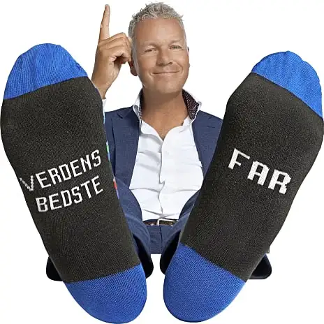 Mads Christensen Herre Strømper Str. 40/46 - Stribet - Billede 2