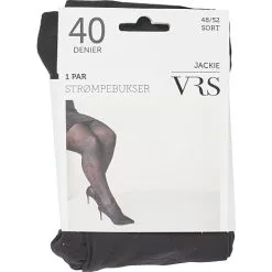 VRS Woman Jackie VRS Strømpebukser Microfiber Str. 48/52 - Sort