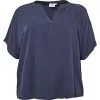 VRS Woman Jackie VRS Dame Top Twill Str. 50 - Mørkeblå