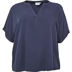 VRS Woman Jackie VRS Dame Top Twill Str. 50 - Mørkeblå