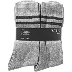 VRS Man Basic VRS Herre 10-pak Tennisstrømper Str. 43/46 - Grå