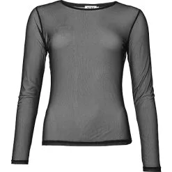 VRS Woman Fashion VRS Dame Mesh Top Str. XL - Sort