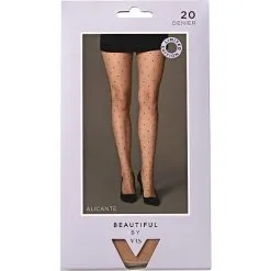 Beautiful By VRS VRS Dame Strømpebukser Alicante 20D Str. 2XL - Nude