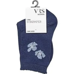 VRS WOMAN VRS Dame Glimmerstrømper Str. Onesize - Navy
