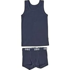 808 Børne Undertøjssæt Str. 2 år - Mørkeblå
