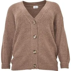 VRS Woman Jackie VRS Dame Cardigan Str. 50 - Brun