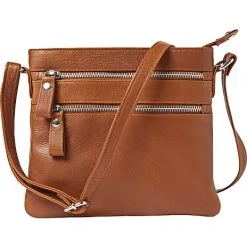 Andre Mærker Skindtaske - Camel