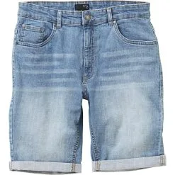 VRS Man VRS Herre Denim Shorts Str. 3XL - Lyseblå