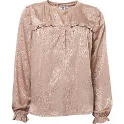 VRS Woman Fashion VRS Dame Trøje Med V-hals Str. M - Beige