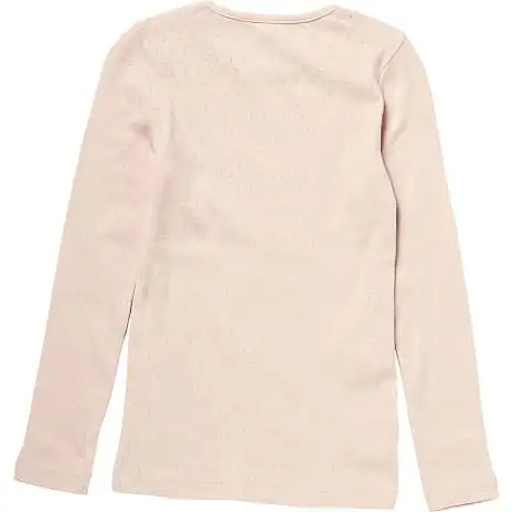 VRS Kids Basic VRS Børne Bluse Hulmønstret Str. 122/128 - Rosa - Billede 2