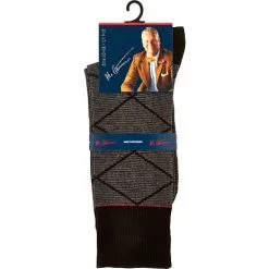 Mads Christensen Herre Strømper Str. 40/46 - Stribet