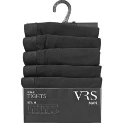VRS Man VRS Herre 5-pak Tights Str. 2XL - Sort